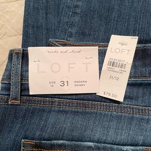 Loft jeans size 12 Modern Skinny